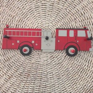 Firetruck hanging hook rack